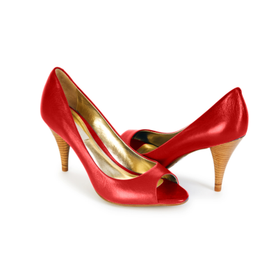 Red V sandals